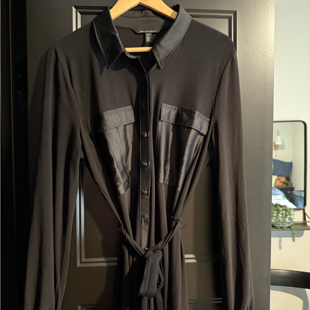 White House Black Market Elegant Black Dress